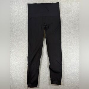 Spanx Black Zip Ankle Leggings Size L | High‎ Waisted Look At Me Now Style